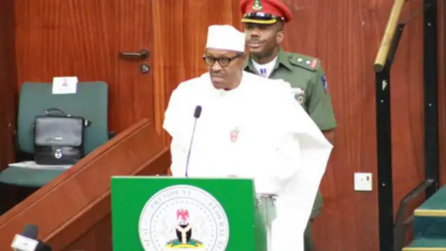 Le président nigérian Muhammadu Buhari