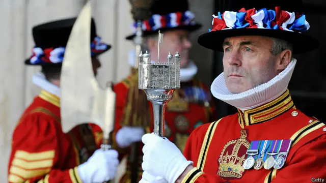 Стражники-йомены в Вестминстере