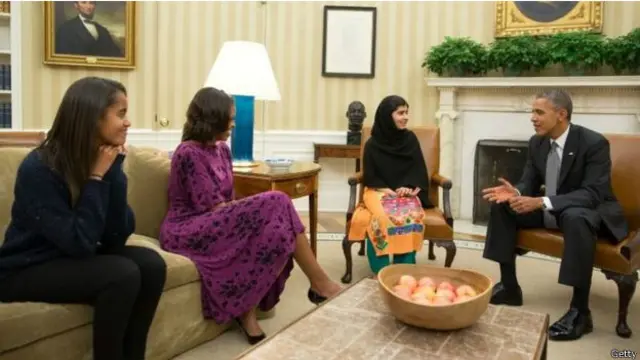 ملالہ یوسفزئی کے امریکی صدر براک اوباما سے ملاقات بھی ہوئی تھی
