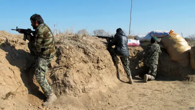 د سیمې اوسېدونکي وايي کرۍ شپه په سیمه کې درنه جګړه روانه وه