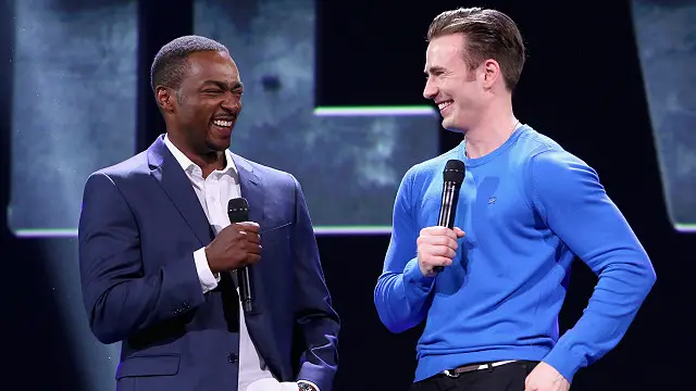 Chris Evans y Anthony Mackie