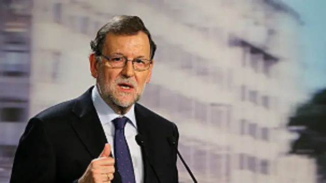 Mariano Rajoy, jefe del gobierno español
