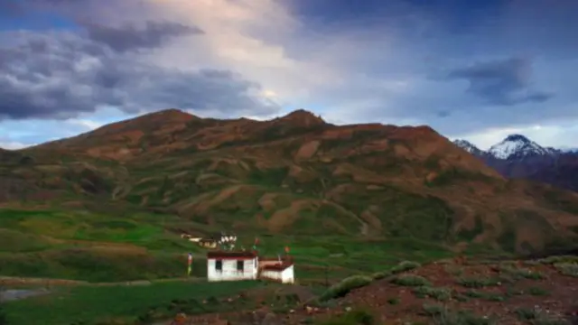 印度西藏邊界的小村。（圖片來源：Neelima Vallangi）