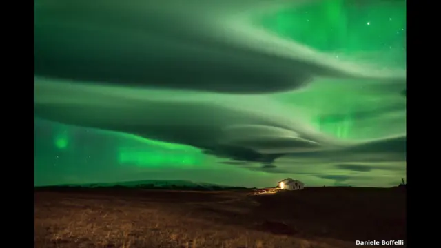 "Северное сияние", Исландия.Фото: Даниель Боффелли.