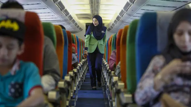 Di sejumlah negara Islam, seperti di Brunei, Arab Saudi, dan Iran, terdapat maskapai yang dijalankan sesuai aturan syariah.