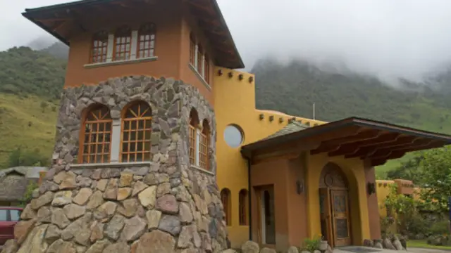 帕帕亚克塔温泉酒店.(Hotel Termas de Papallacta)。(图片来源:Andrew Bain)