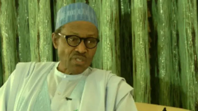 Le président nigérian Muhammadu Buhari