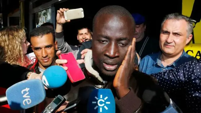 مرد سنگالی پس از شنیدن خبر برنده شدنش در لاتاری