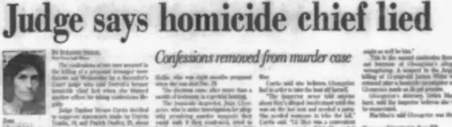 Recorte de un periódico