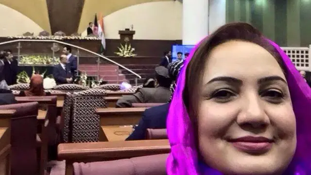 سلفی شکریه بارکزی نماینده پارلمان 