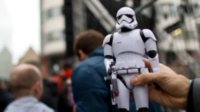 Juguete de stormtrooper