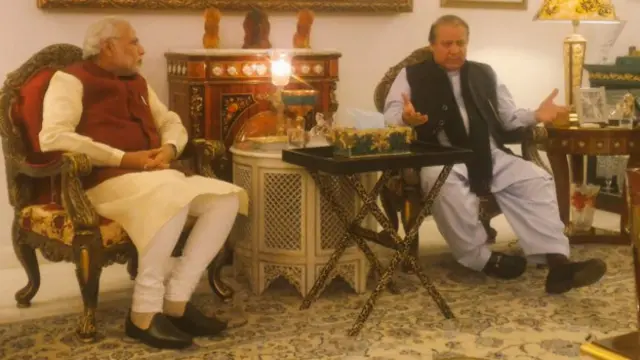 नरेंद्र मोदी और नवाज़ शरीफ़