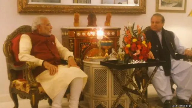 नवाज़ शरीफ़, नरेंद्र मोदी