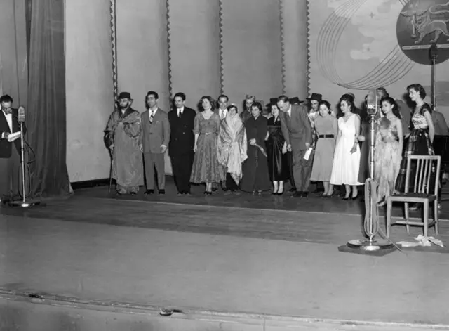 کارکنان بخش فارسی بی‌بی‌سی در یکی از برنامه‌های ویژه برای نوروز 