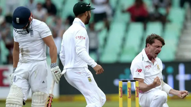 ڈیل سٹین پہلے ٹیسٹ میچ میں کندھے کی انجری کا شکار ہو گئے تھے