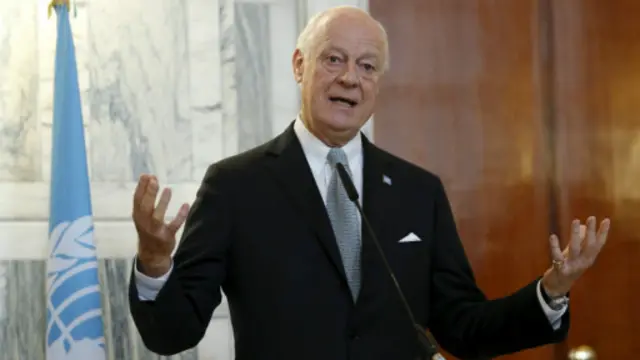 聯合國敘利亞特使德米斯圖拉