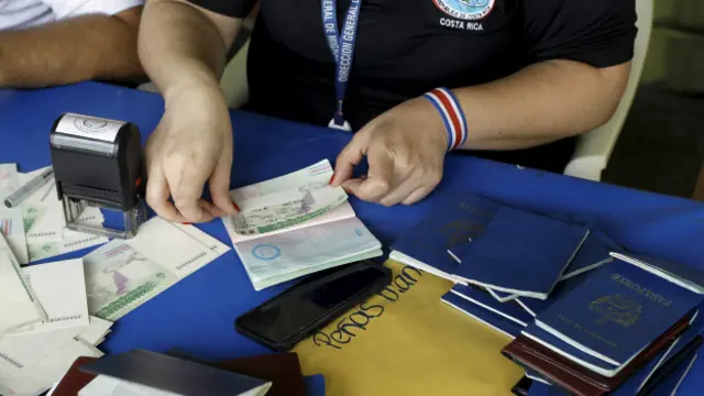 Pasaportes cubanos en Costa Rica