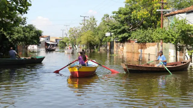 Inundaciones en Paraguay