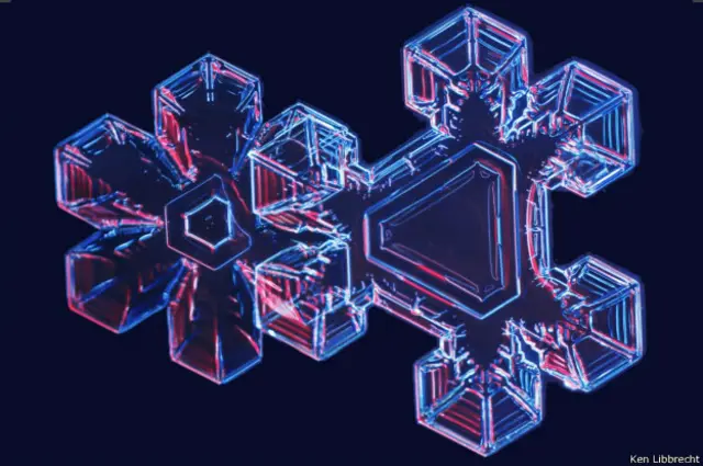 Bentuk satu kristal ditentukan oleh lintasan yang dia lalui di laingit. 