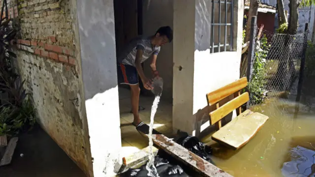 Innudaciones en Paraguay