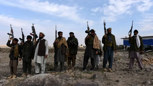 Một điểm gác của lực lượng thân chính phủ ở Achin, Nangarhar