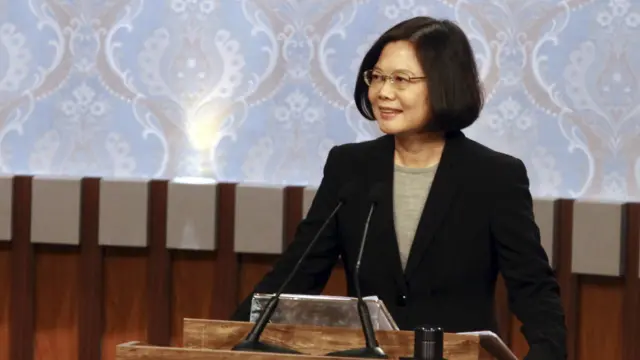 民進黨總統參選人蔡英文。