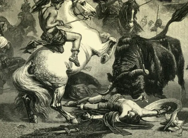 Избиение христиан на арене.