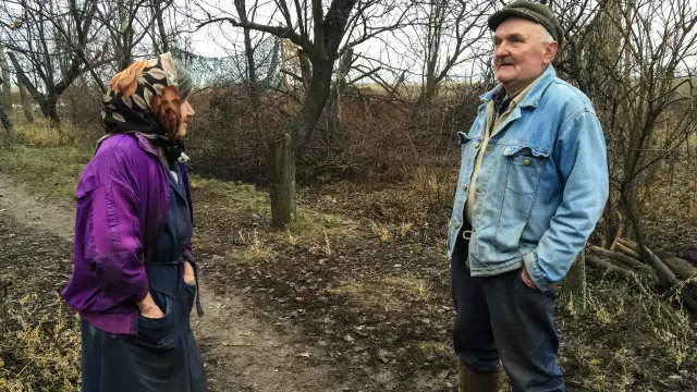 Любов Іванівна разом з чоловіком Миколою 