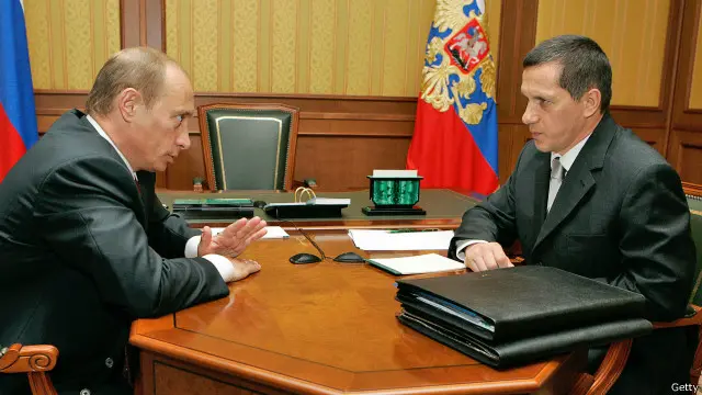 Tổng thống Nga và ông Yuri Trutnev