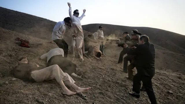 تیرباران بیژن جزنی به همراه شش چریک فدایی خلق و دو چریک سازمان مجاهدین خلق در تپه های اوین 