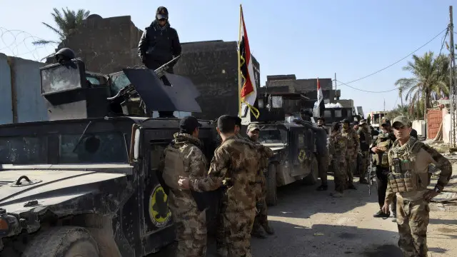 تعهد رئيس الوزراء العراقي حيدر العبادي بأن يشهد عام 2016 الانتصار النهائي على تنظيم "الدولة الإسلامية" في العراق".