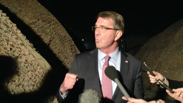 أكد كارتر على أنه سيلتقي في باريس الأسبوع المقبل بنظرائه من وزراء دفاع دول التحالف