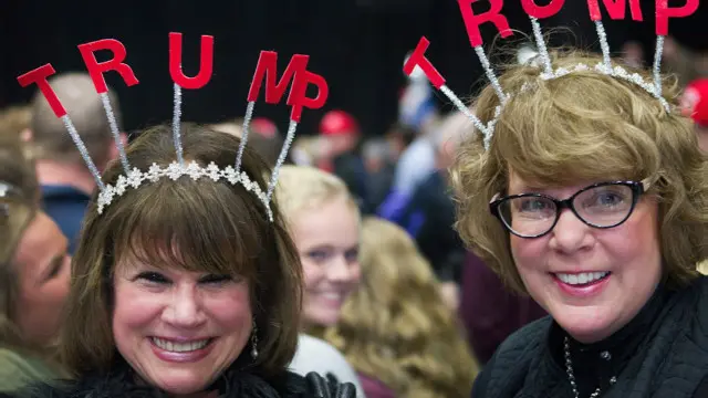 ووٹروں میں اور بعض ریاستوں میں ٹرمپ کو سبقت حاصل ہے