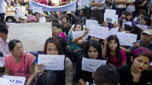 Biểu tình sau phiên tòa tại Koh Samui