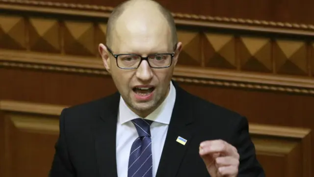 Украинский премьер-министр Арсений Яценюк 