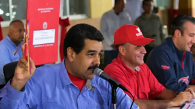 Maduro dijo que las elecciones estuvieron marcadas por el fraude.