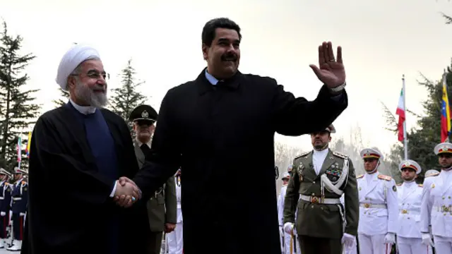 مادورو و روحانی در تهران