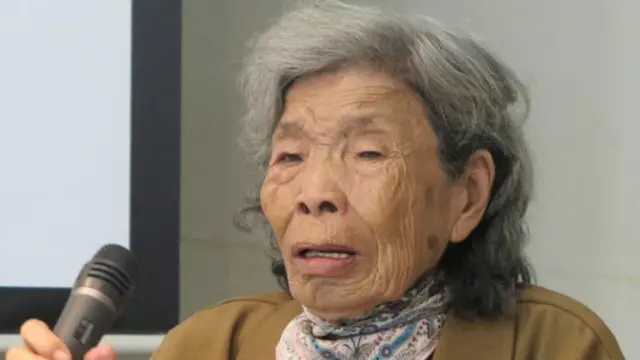 台湾籍慰安妇郑陈桃两年前到日本控诉日军罪行