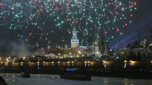 Pháo hoa tại Moscow, Nga
