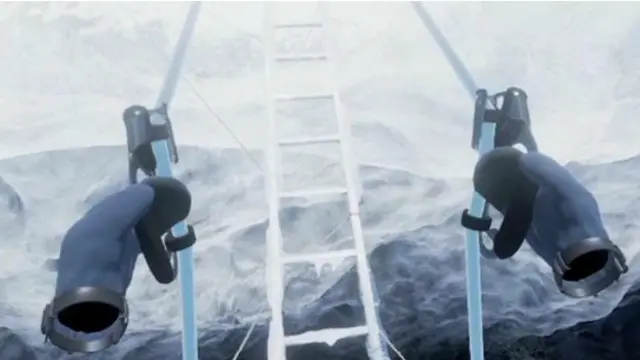 O jogo Everest VR usa centenas de milhares de fotos reais da montanha para criar sua visualização