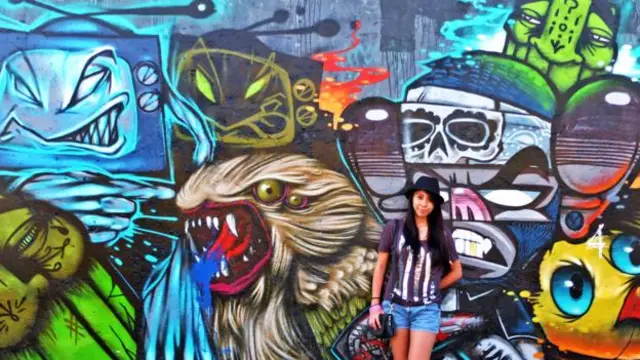 Filipinler'de bir duvar resmi