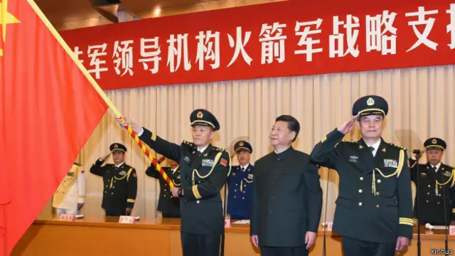 习近平主持火箭军成立