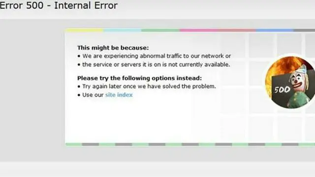 Trong vài tiếng đồng hồ hôm thứ Năm, người dùng đã không thể truy cập được trang BBC