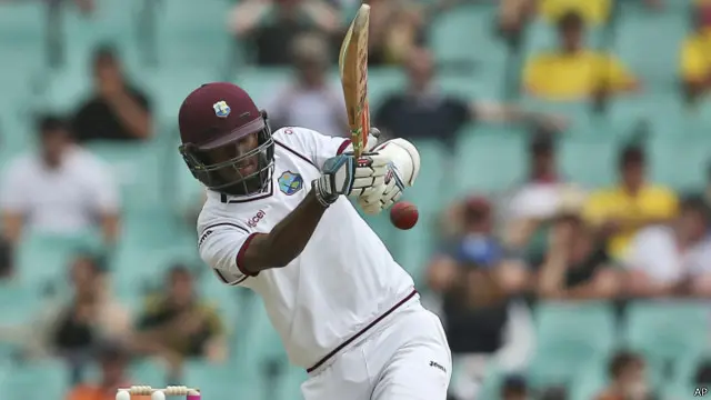 براتھویٹ نے نصف سنچری سکور کی