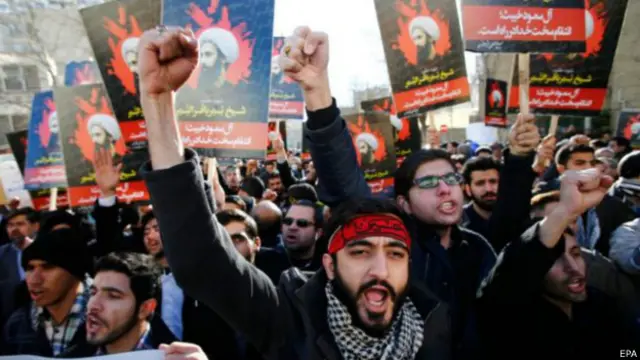 伊朗人抗議示威