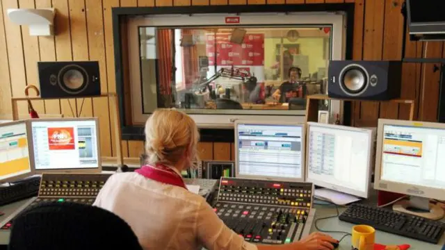 В студии польского радио