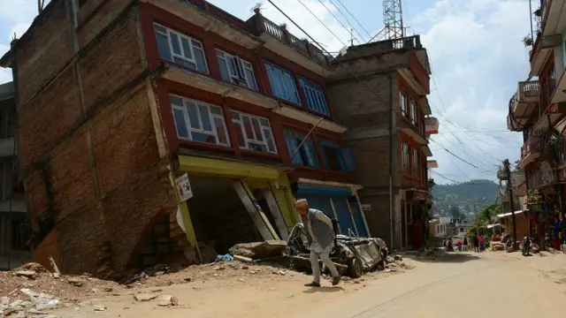 Ribuan orang tewas akibat gempa di Nepal, pada April 2015.