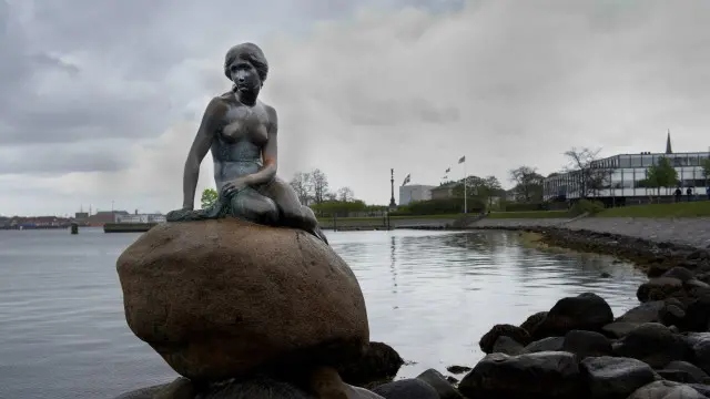 русалочка в Копенгагене