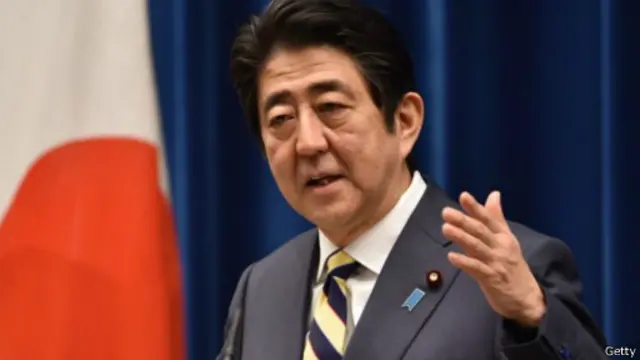 日本首相安倍晋三。