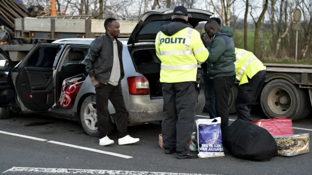 Проверка на датско-немецкой границе